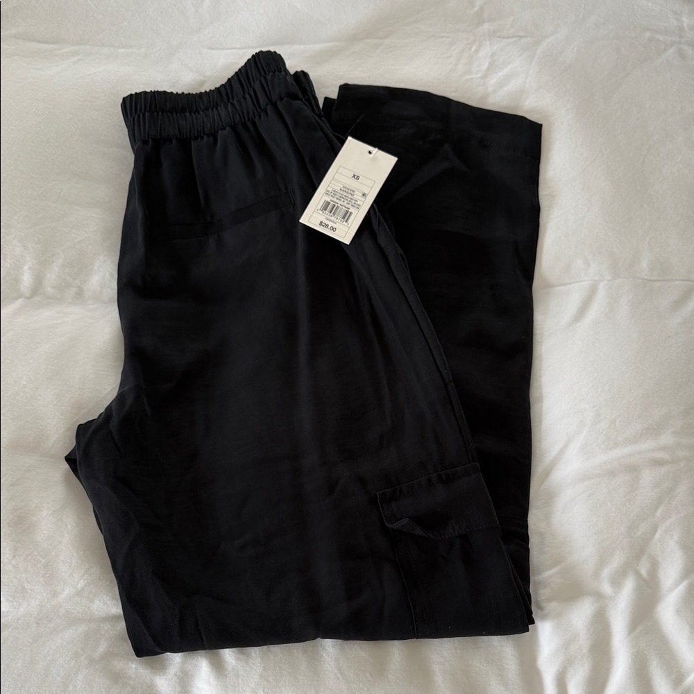 a new day Black Women's Elastic-Waist Jogger Pants